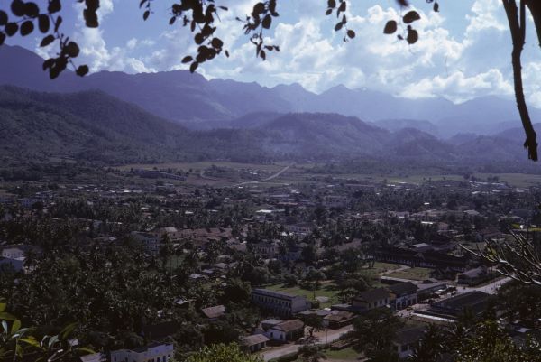 Veduta della città di Luang Prabang