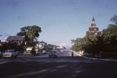 La più grande strada di Vientiane, la capitale del Laos